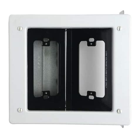 commercial electric tv multimedia recessed box|Pass & Seymour TV.